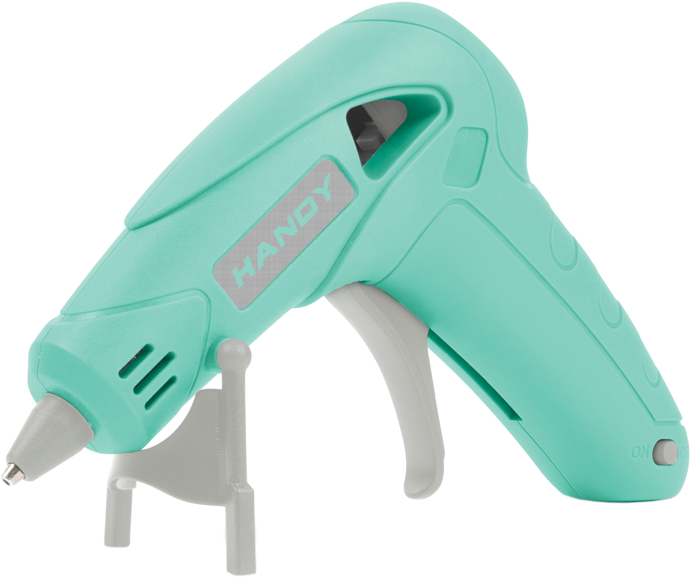 HANDY Ragasztópisztoly, akkumulátoros, Type-C, 7 mm, 10W, mentazöld (11100B)