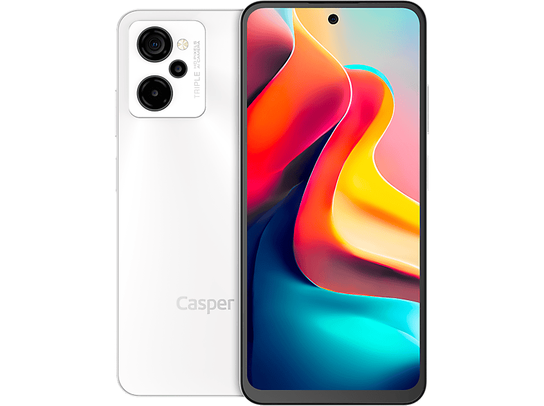 CASPER Via M40 6/128GB Akıllı Telefon İnci Beyazı