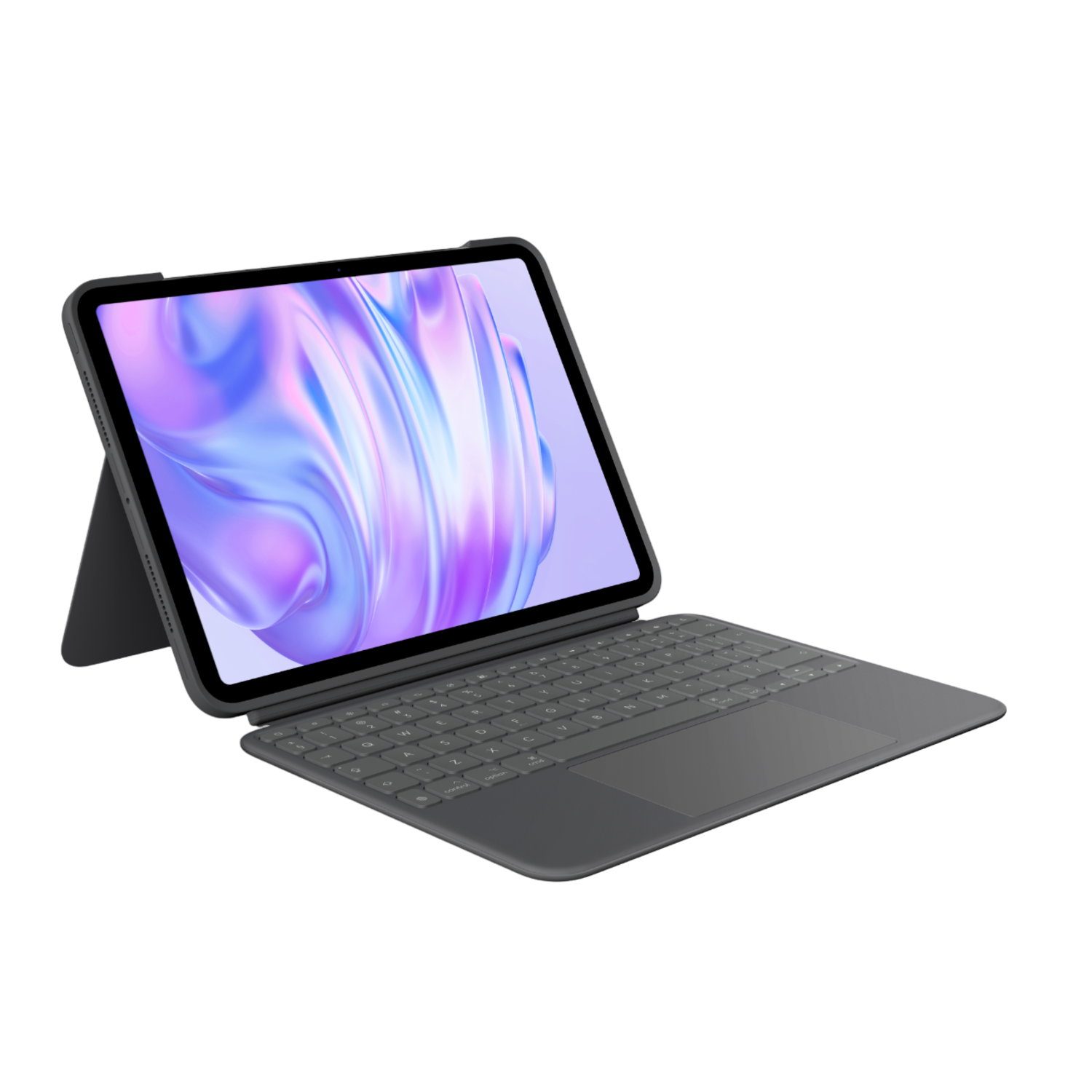 Logitech Combo Touch Ipad Pro 11 (m4 En M5)(2024 2025) Keyboard Case ' Comfortabel Typen Meerdere Gebruiksmodi - Grijs Uk Indeling Beschermhoes + Toetsenbord