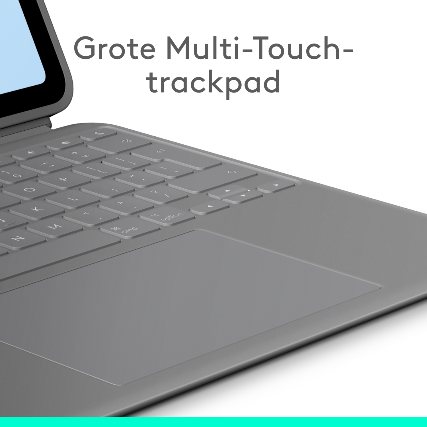 iPad Pro 13 Inch (2024) Hoes Met Afneembaar Toetsenbord Goud