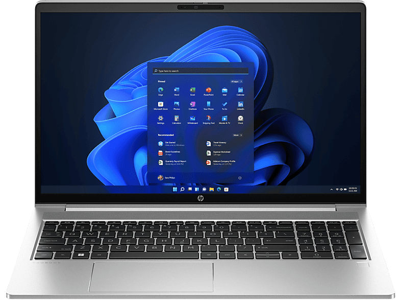 Portátil - HP ProBook 455 G10 Profesional, 15.6" Full HD, AMD Ryzen™ 7 7730U, 16GB RAM, 512GB SSD, Gráficos Radeon™ , Windows 11 Pro, Plata