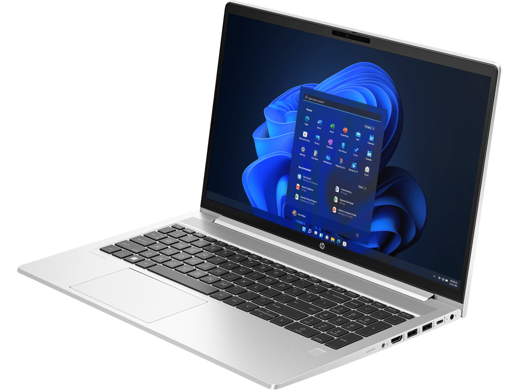Portátil - HP ProBook 455 G10 Profesional, 15.6" Full HD, AMD Ryzen™ 7 7730U, 32GB RAM, 1TB SSD, Gráficos AMD Radeon™, Windows 11 Pro, Plata