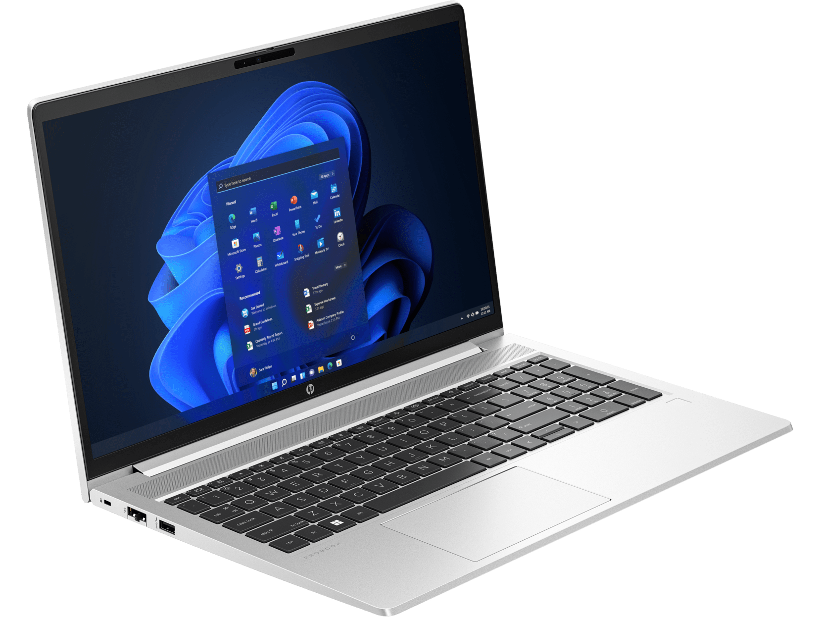 Portátil - HP ProBook 455 G10 Profesional, 15.6" Full HD, AMD Ryzen™ 7 7730U, 32GB RAM, 1TB SSD, Gráficos AMD Radeon™, Windows 11 Pro, Plata