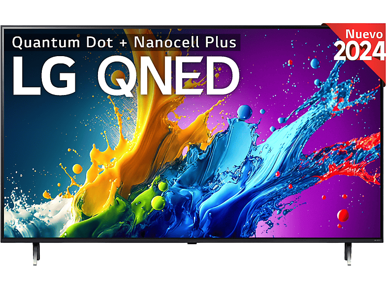 REACONDICIONADO Seminuevo Muy bueno TV QNED 65" - LG 65QNED80T6A, UHD 4K, Procesador Inteligente 4K α5, Smart TV, DVB-T2 (H.265), Negro