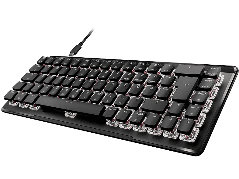 TURTLE BEACH Vulcan II Mini Air, Gaming Tastatur, Opto-Mechanical, Kabellos und Kabelgebunden, Schwarz