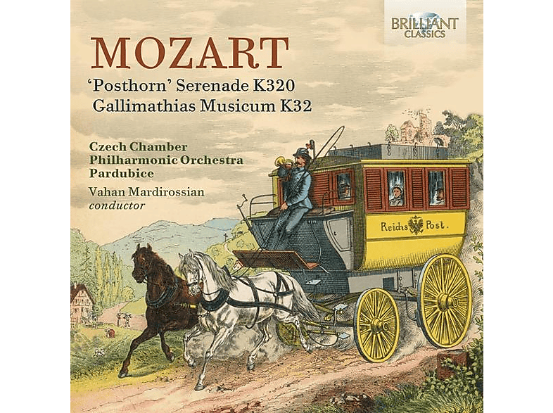 C.C.P. Orchestra Pardubice/Mardirossian - Mozart:'Posthorn' Serenade K320,Gallimathias Music - (CD)
