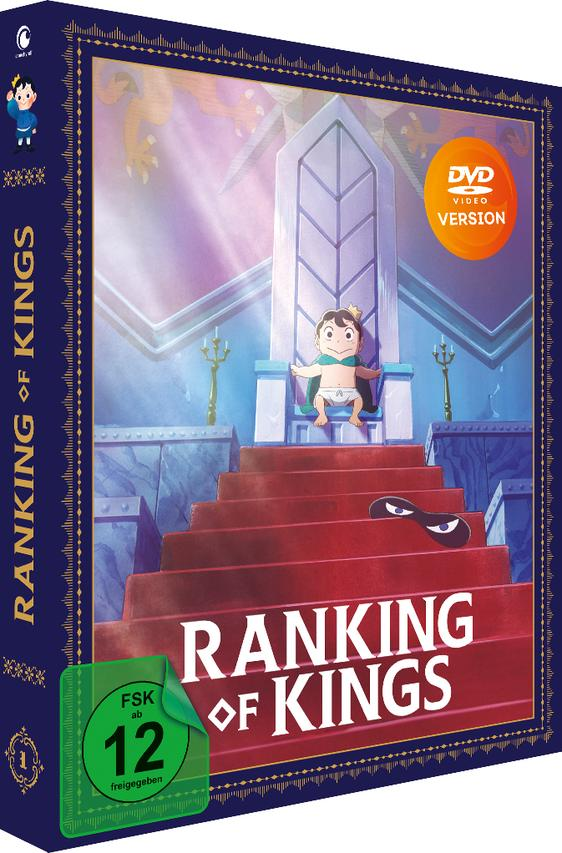 DVD-Box-Set von 'Ranking of Kings'. Es hat ein Cartoon-Bild auf dem Cover.