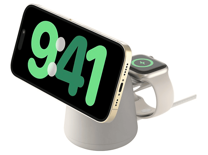Caricatore Magsafe Belkin Stand 2In1 15W
