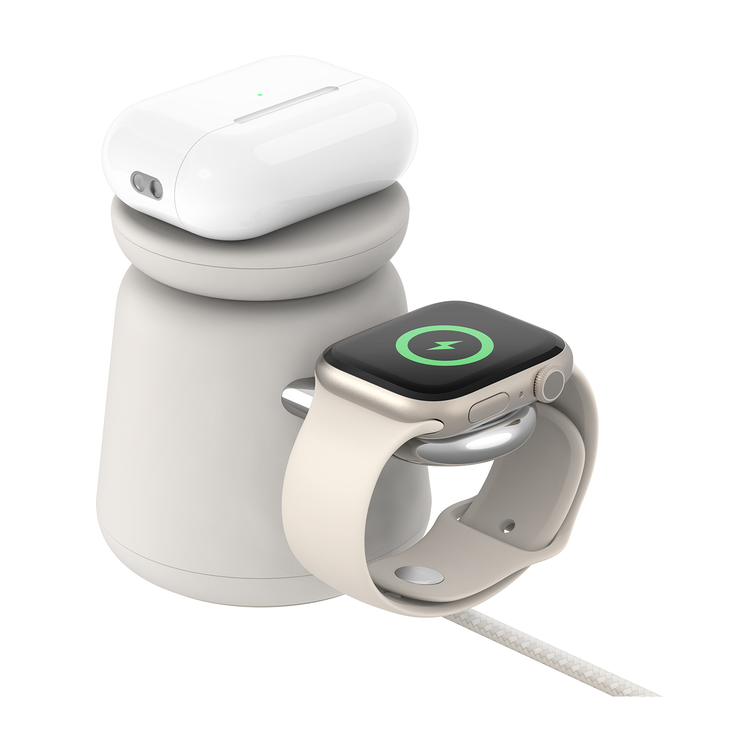 Belkin MagSafe-Compatible Charger, 2-in-1 Magnetic Foldable Charger 15W - Qi2