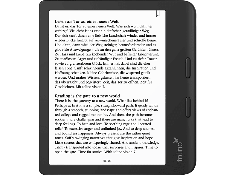 TOLINO Vision Color eReader bei MediaMarkt