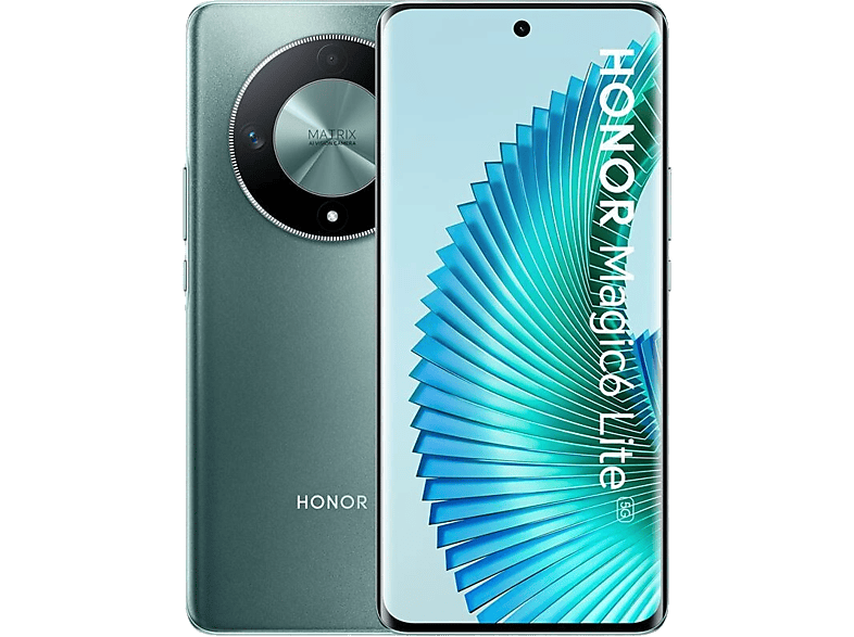 Móvil - Honor Magic6 Lite, Emerald Green, 256 GB, 8 GB RAM, 6.78" OLED Curva, Qualcomm® Snapdragon® 6 Gen 1, 5300 mAh, Android 13