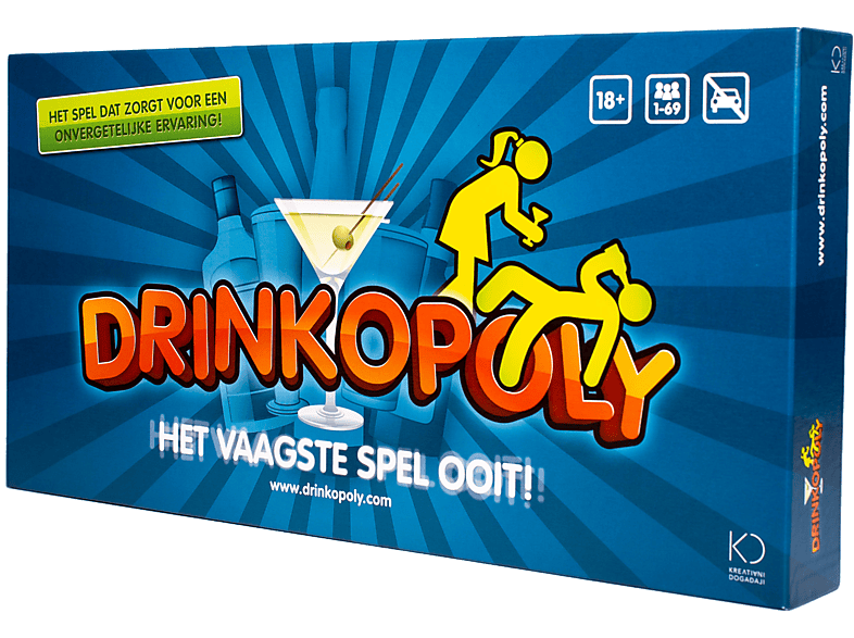 Pirox Toys Drinkopoly Nl - Het Vaagste Spel Ooit