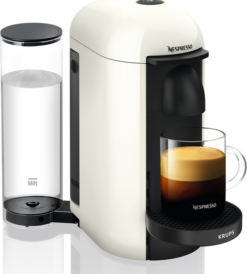 Ekspres na kapsułki Krups-Nespresso XN903110 NES VERTUO+ Biały