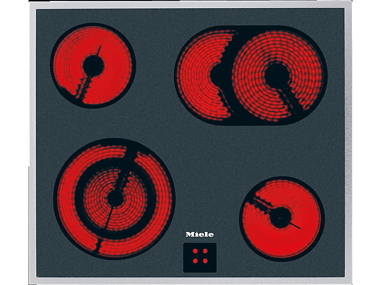MIELE TwinSet Comfort (Backofen H 2459 E und Kochfeld KM 6003 LPT), Einbauherdset (Elektrokochfeld, A+, 76 l)