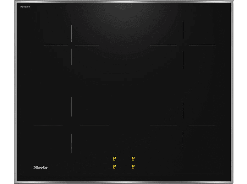 MIELE TwinSet Comfort Induktion (Backofen H 2459 I und Kochfeld KM 7061 FR), Einbauherdset (Induktionskochfeld, A+, 76 l)