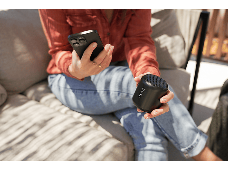 Peaq PPA 103-BK Tragbarer Bluetooth Lautsprecher, Schwarz — Foto 4 von 5