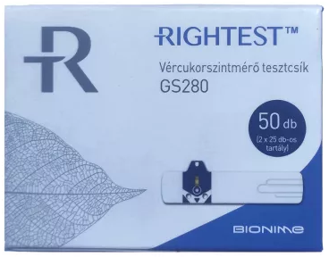 BIONIME GS280 Vércukor tesztcsík