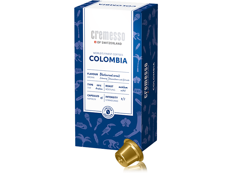 CREMESSO Worlds Finest Coffee Colombia kávékapszula, 16 db