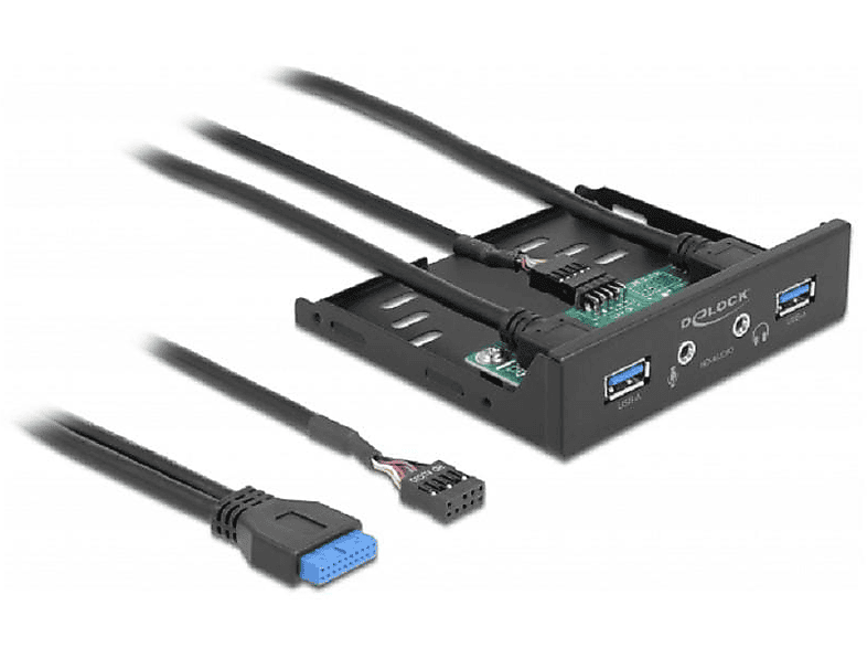 Tarjeta PCI Express Con Puertos USB 3.0 DeLOCK - 4 Puertos Frontales Para PC