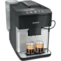 SIEMENS SIEMENS TP 511D01 EQ 500 Kaffeevollautomat (Klavierlack schwarz, verschleißfreies Keramikmahlwerk, 15 bar)