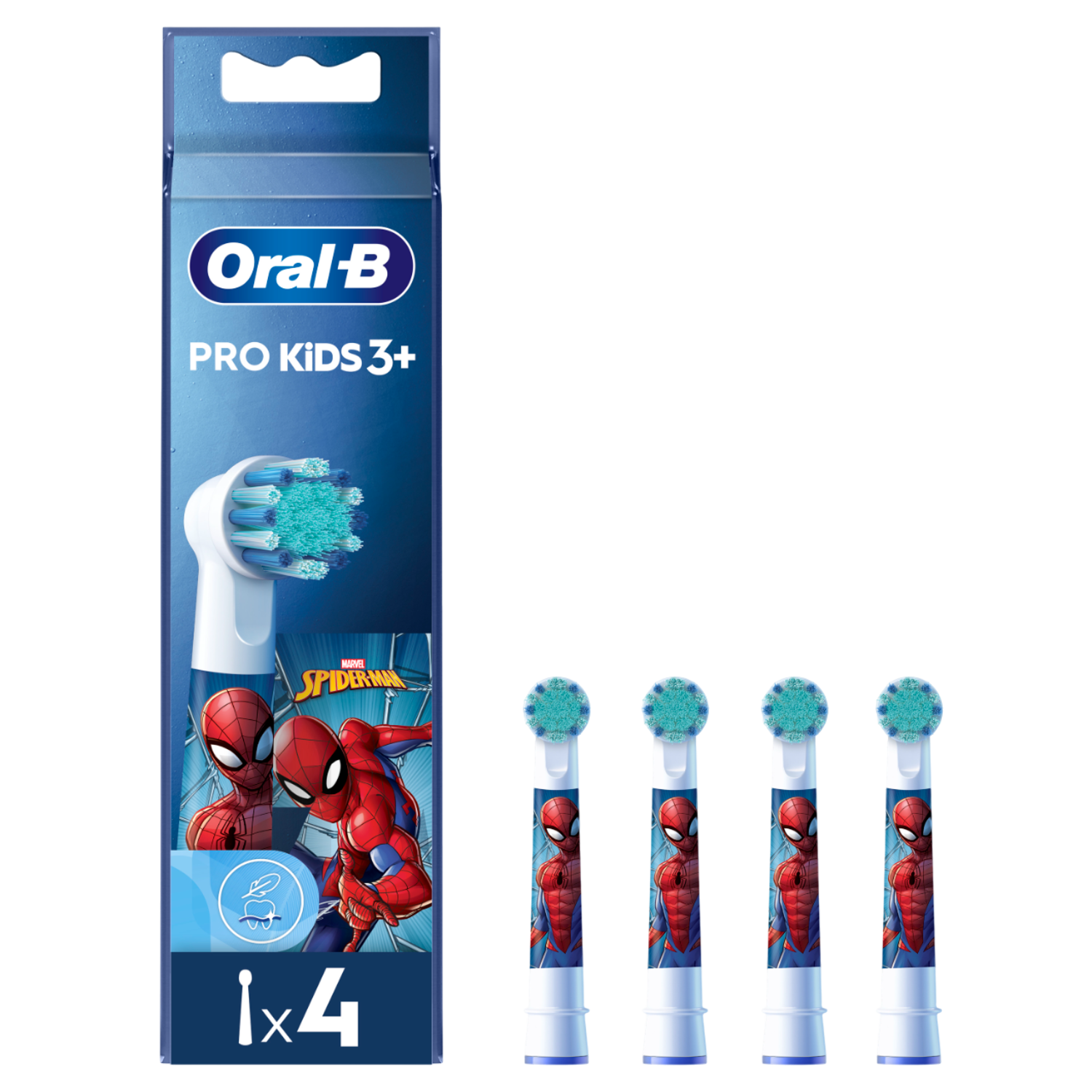 Oral-b Kids Spider-man (eb10) Opzetborstels Wit