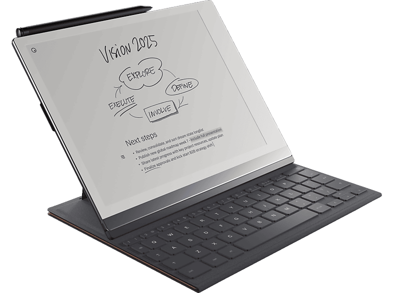 REMARKABLE Type Folio-Tastatur US-Version, reMarkable, reMarkable 2, Sepia Braun Kunstleder