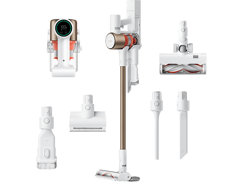 Aspirador escoba - Xiaomi Vacuum Cleaner G10 Plus, Autonomía 65 min, 150 AW Potencia Succión. Blanco