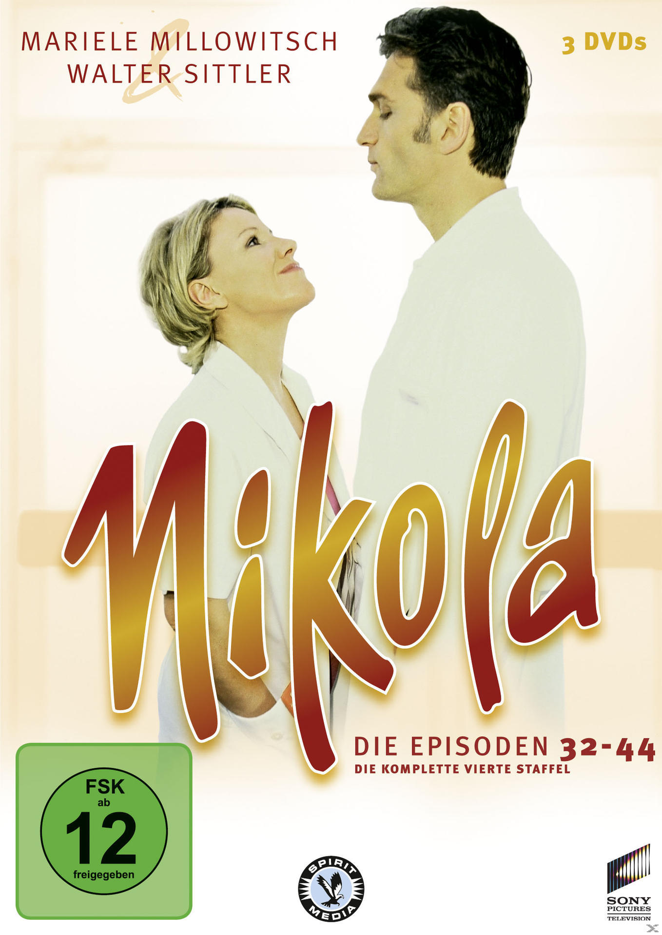 DVD-Cover von Nikola, eine Frau und ein Mann schauen sich an. Das Cover hat einen deutschen Titel.
