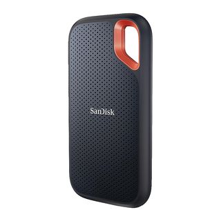 SANDISK Extreme Portable Festplatte, 500 GB SSD, extern, Grau/Orange