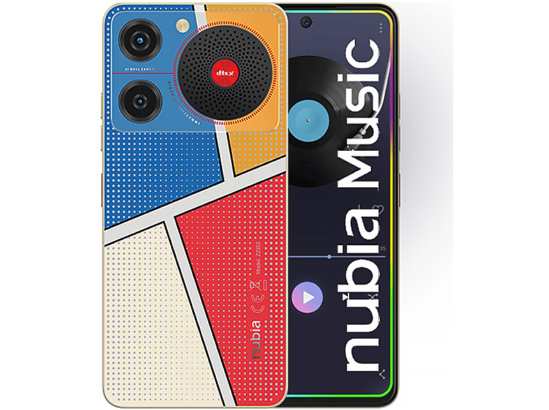 ZTE Nubia Music, 128 GB, Pop Art Smartphone
