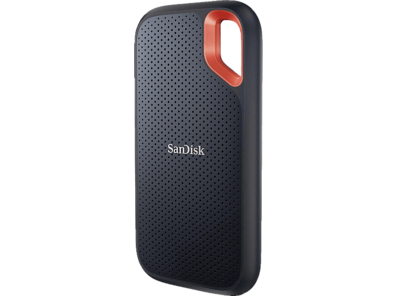 SANDISK Extreme Portable V2 Festplatte, 2 TB SSD, extern, Grau 