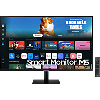 MediaMarkt SAMSUNG Smart Monitor M5 LS27DM502EUXEN - 27 inch - 1920 x 1080 (Full HD) - VA-paneel aanbieding