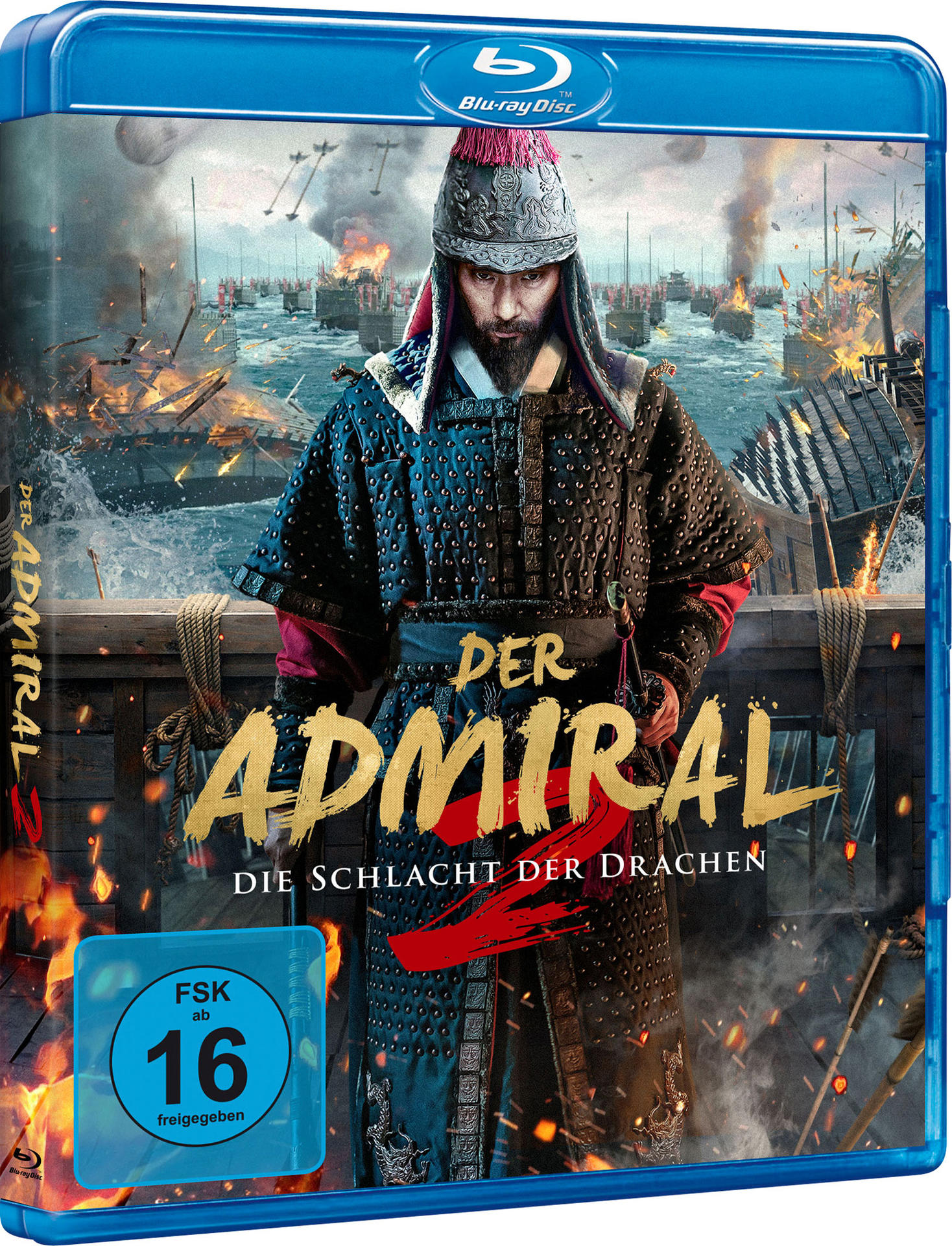 Blu-ray-Cover von 'The Admiral: Roaring Currents', ein Filmplakat.