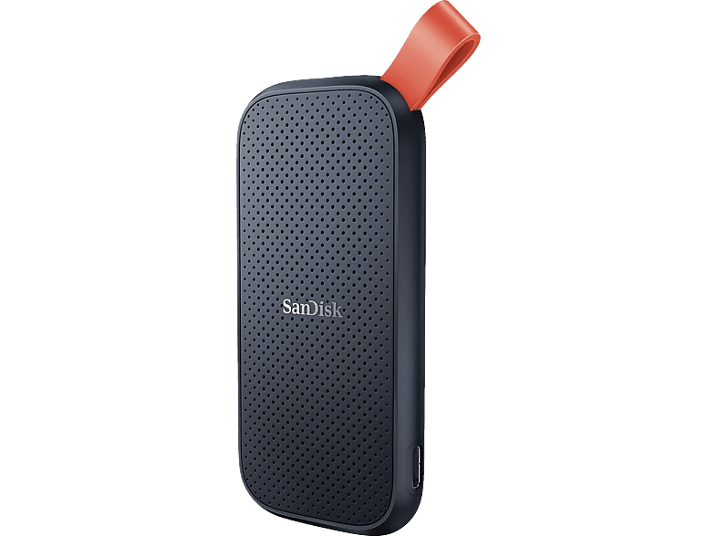 SANDISK Portable SSD - USB 3.2 Gen 2 Festplatte, 2 TB SSD, extern, Schwarz