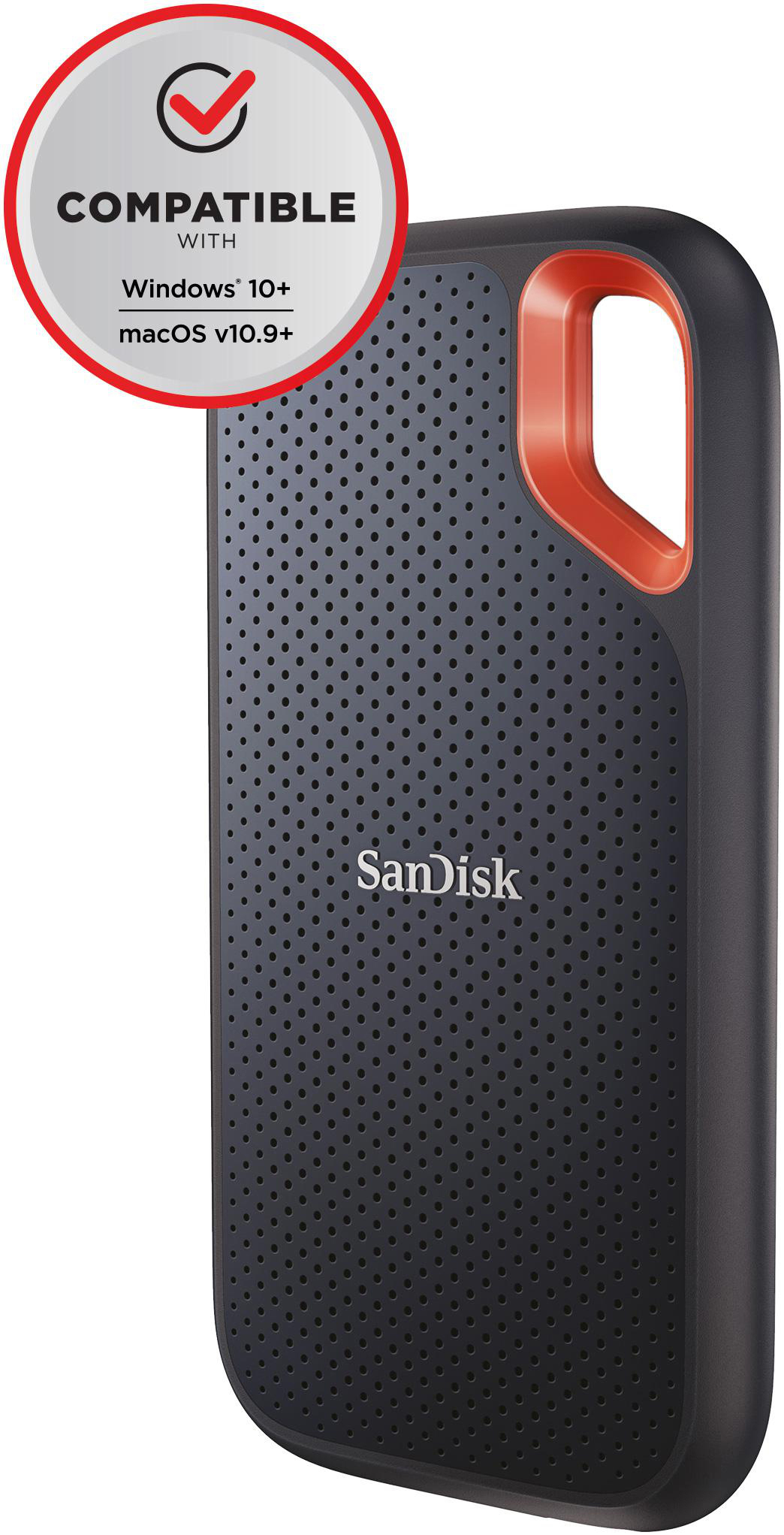 SANDISK Extreme® Portable Festplatte, 4 TB SSD, extern, Grau 