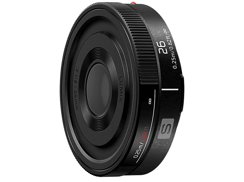 Panasonic LUMIX S 26mm F8 外箱なし/ 革製のケース付き