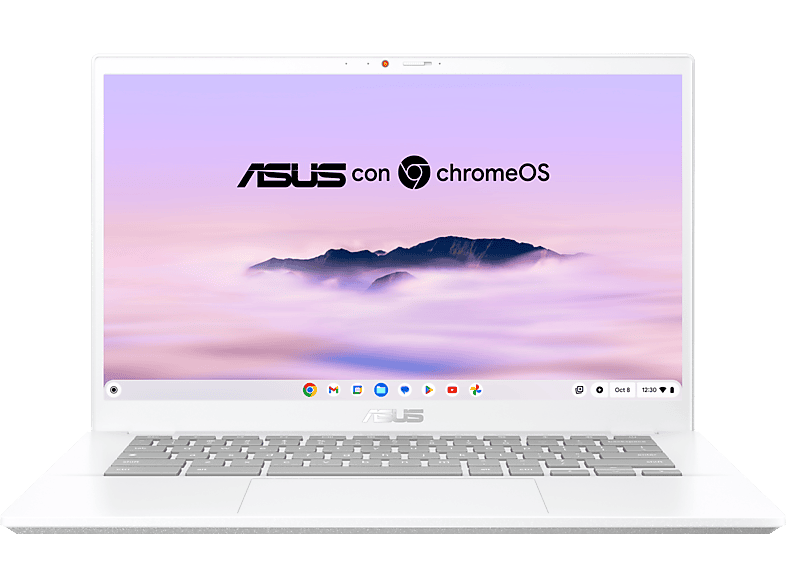 Portátil - ASUS Chromebook Plus CX3402CBA-EB0040, 14" Full HD, Intel® Core™ i3-1215U, 8GB RAM, 256GB Flash, UHD Graphics, Google Chrome OS