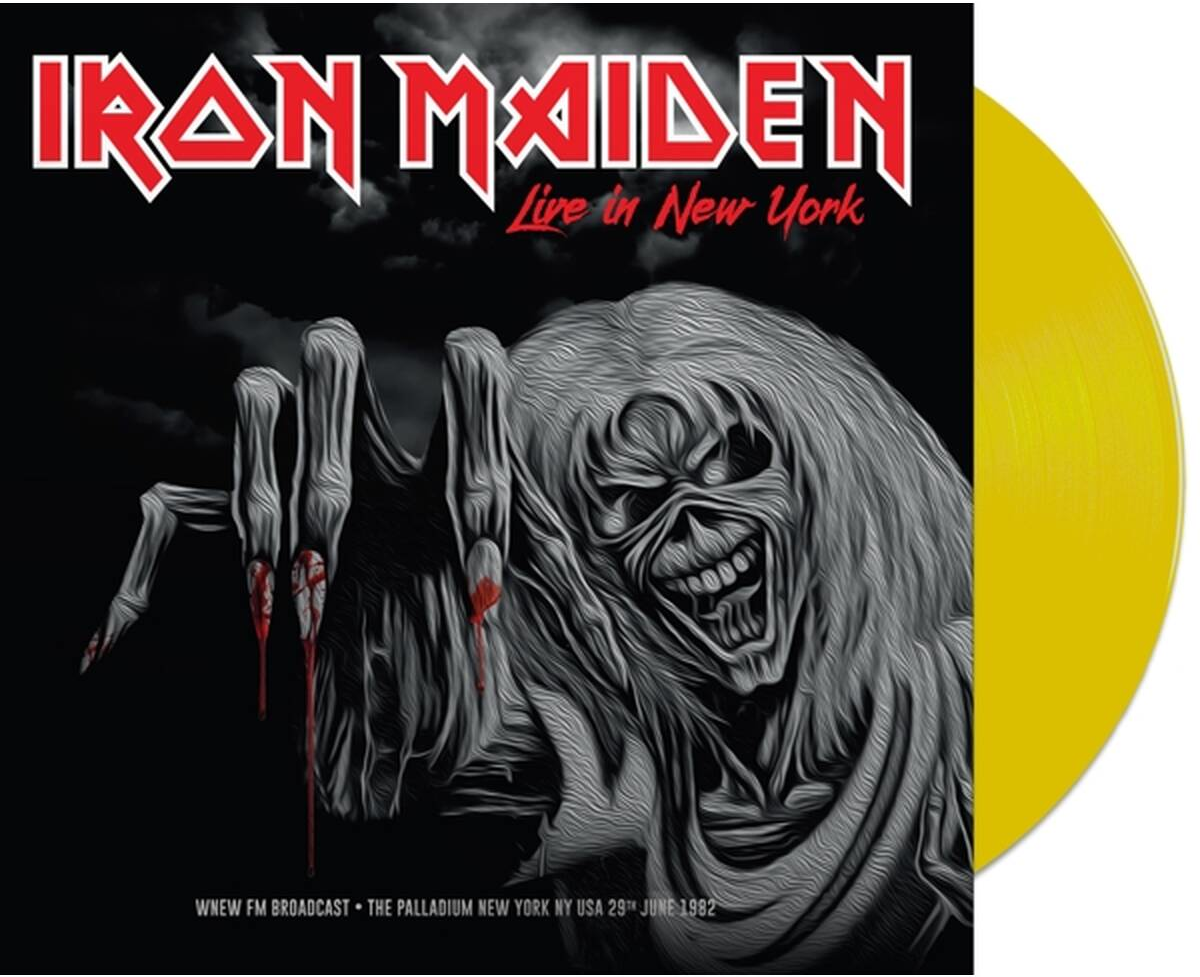 Iron Maiden - Live In New York (Yellow Vinyl) (Vinyl LP (nagylemez))
