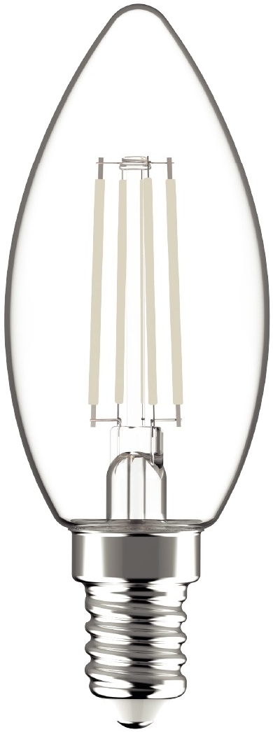 AVIDE LED White Filament Candle 4.5W, E14, 470lm, WW 2700K (AWLFC14WW-4.5W)