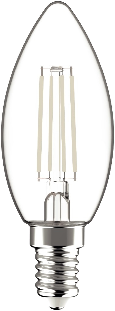 AVIDE LED White Filament Candle 6.5W, E14, 806lm, WW 2700K (AWLFC14WW-6.5W)