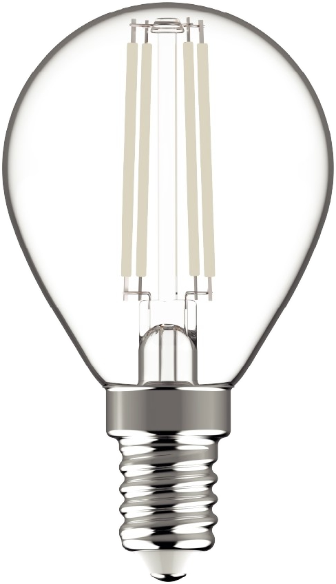 AVIDE LED White Filament Mini Globe 6.5W, E14, 806lm, WW 2700K (AWLFMG14WW-6.5W)