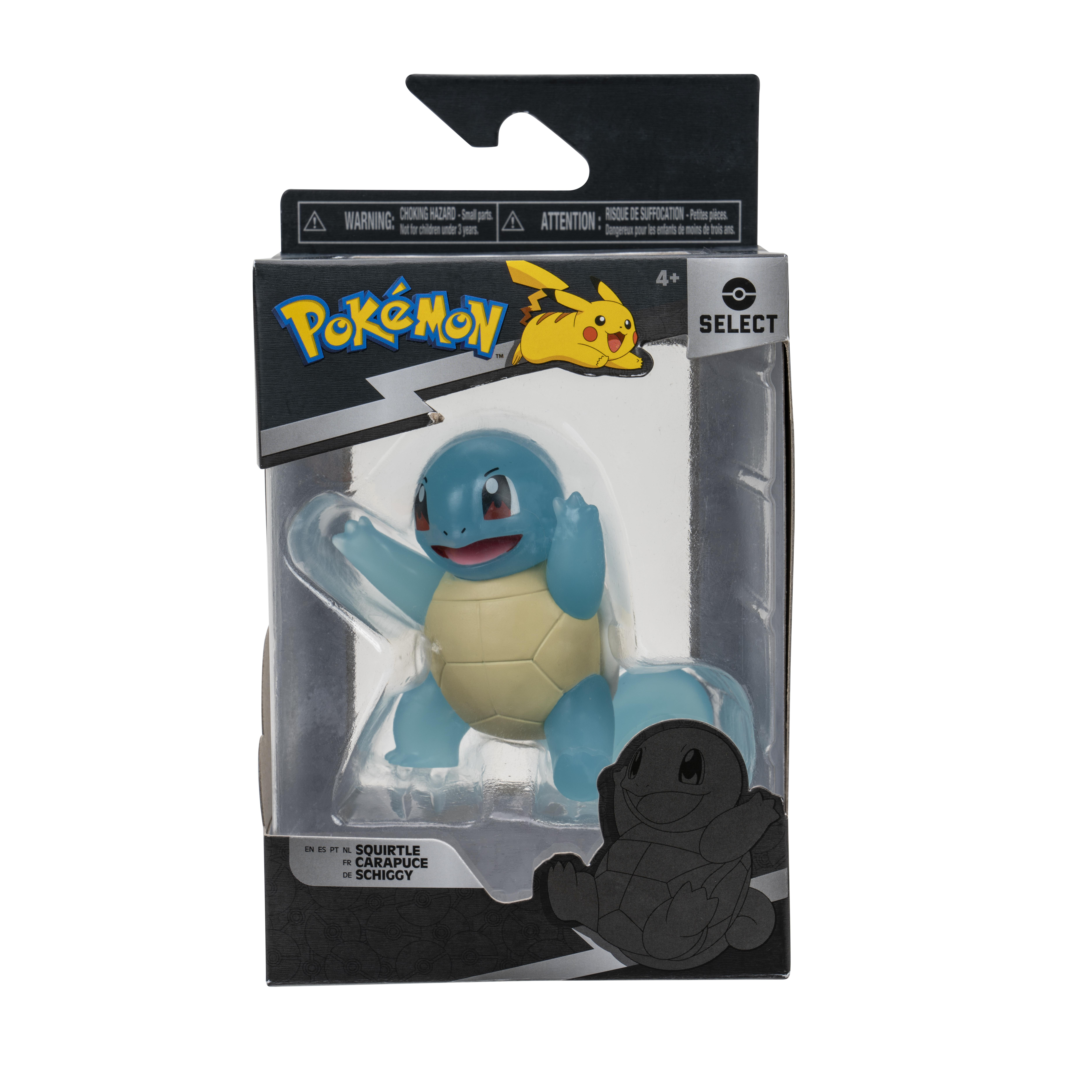 Pokémon Battle Figuren Set - Schiggy & Schlapfel, Ca. 4-8 Cm Hoch, Sammel- & Spielfiguren Für Kinder Ab 4
