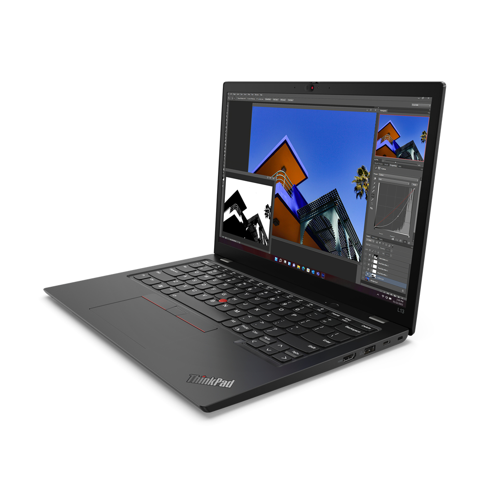Portátil - Lenovo ThinkPad L13 Gen 4 Profesional, 13.3" WUXGA, Intel® Core™ i7-1355U, 16GB RAM, 512GB SSD, Iris® Xe, Windows 11 Pro, Negro
