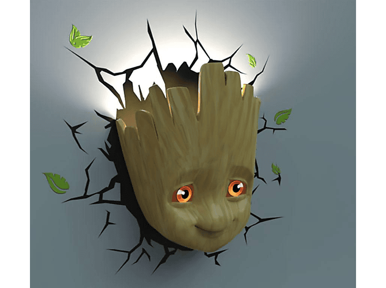 Thumbnail - HEO 3DL93457 LAMPE MARVEL BABY GROOT FACE Leuchte