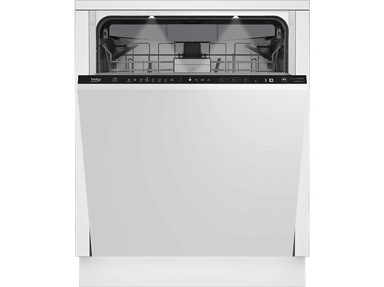 REACONDICIONADO Seminuevo Muy bueno Lavavajillas integrable - Beko BDIN38644D, 16 Servicios, 8 Programas, 59.8 cm, 77 kWh, 9.5 l, Sin panelar