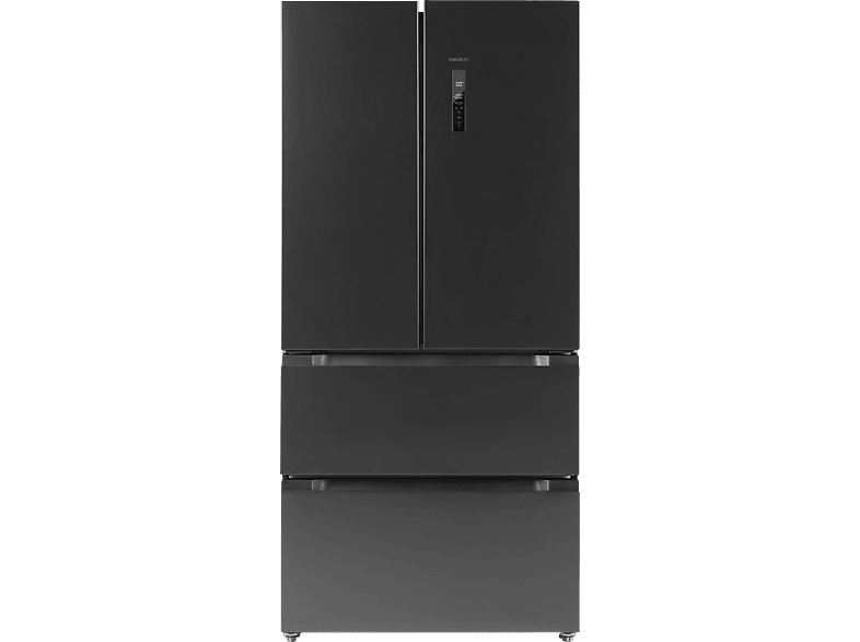 Cecotec Bolero CoolMarket FD 510 Dark E, Total NoFrost, 183 cm, l, Metal Cooling, MultiAirFlow,