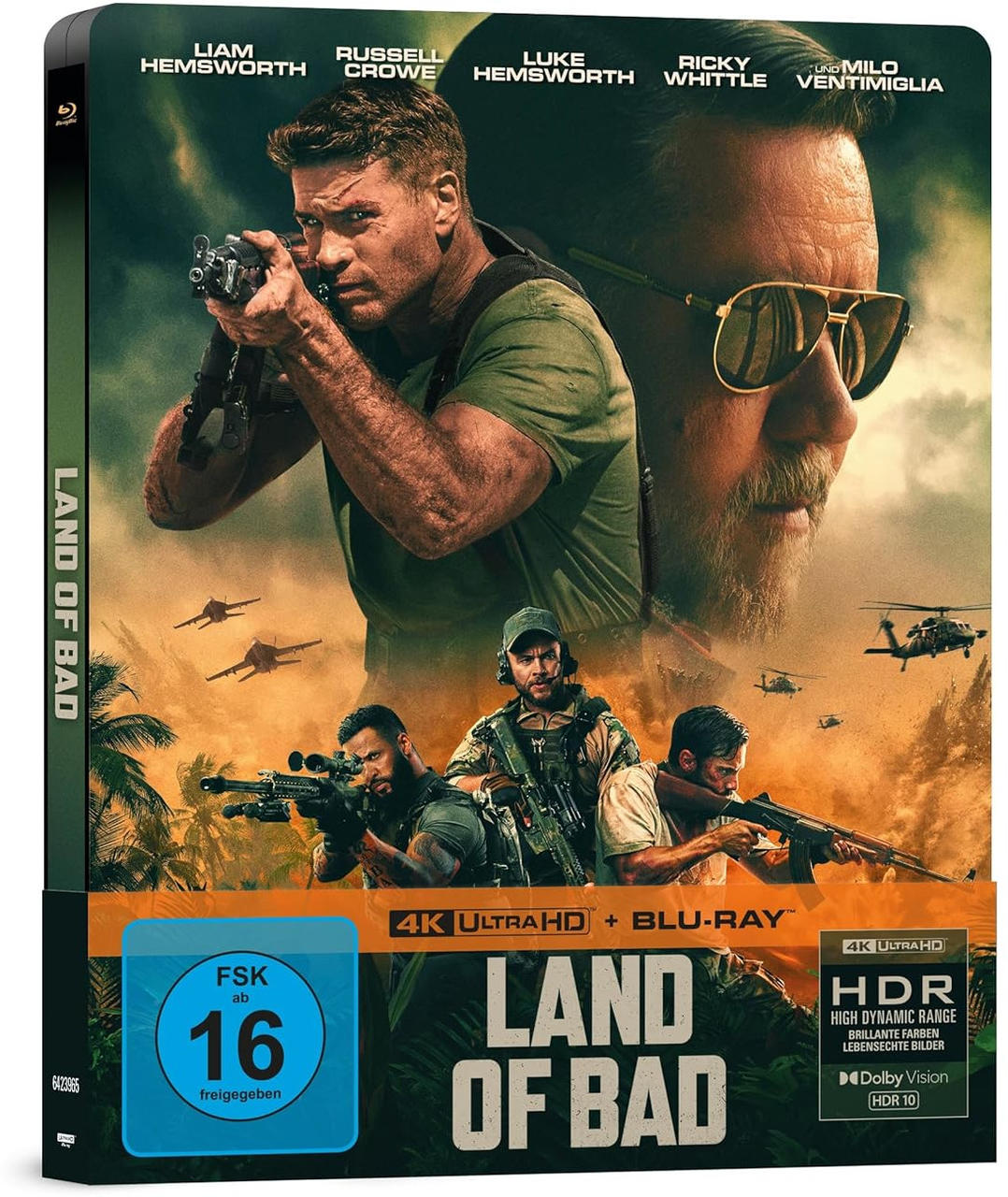 Land of Bad 2-Disc Limited SteelBook [4K Ultra HD Blu-ray]