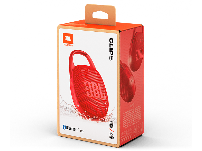 JBL Clip 5 Taşınabilir Bluetooth Hoparlör Kırmızı_6