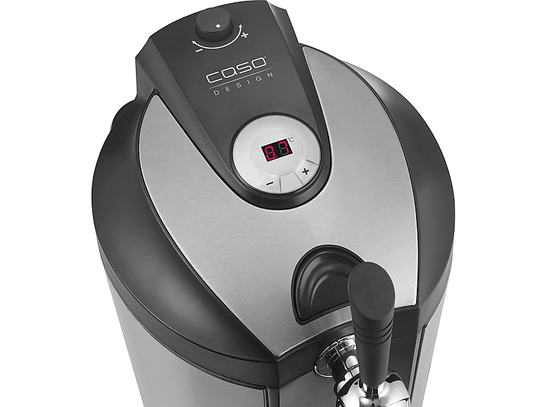 CASO 0582 BeerMaster Bierzapfanlage Schwarz/Inox/Chrom