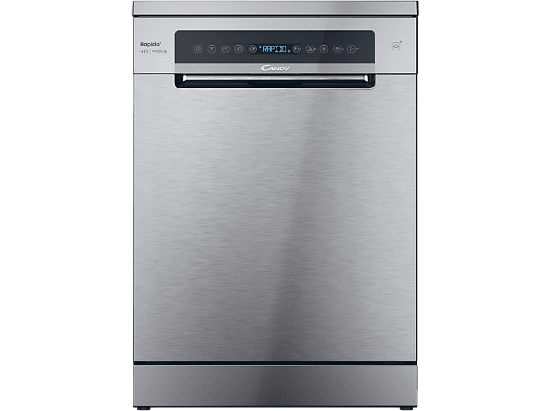 Candy Rapido' CF 6B2S3PSX, 16 servicios, 10 programas, 60 cm, Motor Inverter, Wi-Fi, Inox